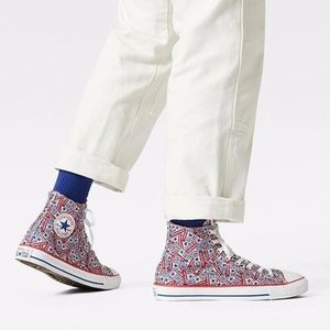 Converse CTAS Hi University Red White Women's 6.5
